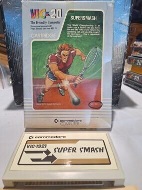 Commodore VIC-20 Super Smash VIC-1921 Mint Cartridge, w/Box Instructions Tested